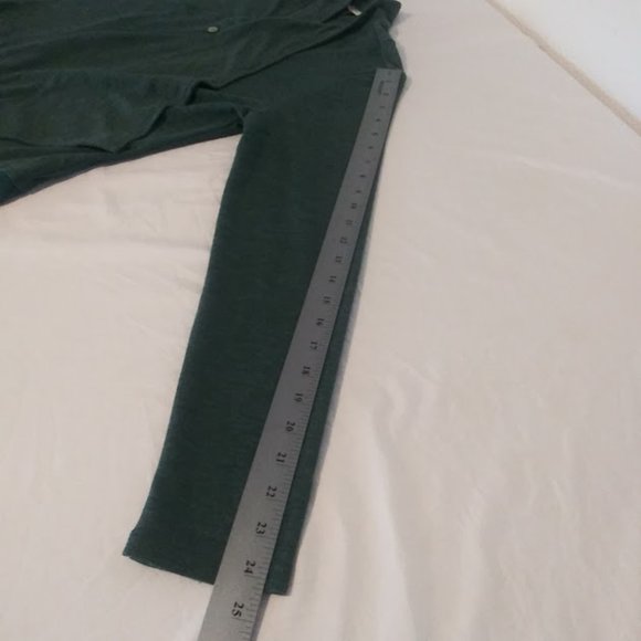 Logo Lounge women's size S green open cardigan sweater - Picture 9 of 13